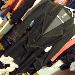 BISOU BISOU long Jean jacket